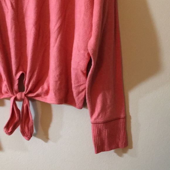 NWOT Abercrombie & Fitch Tie Front Sweater - Picture 4 of 7